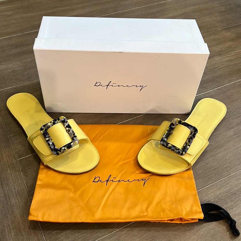 Definery Loop Sandal In Mimosa. - image 1